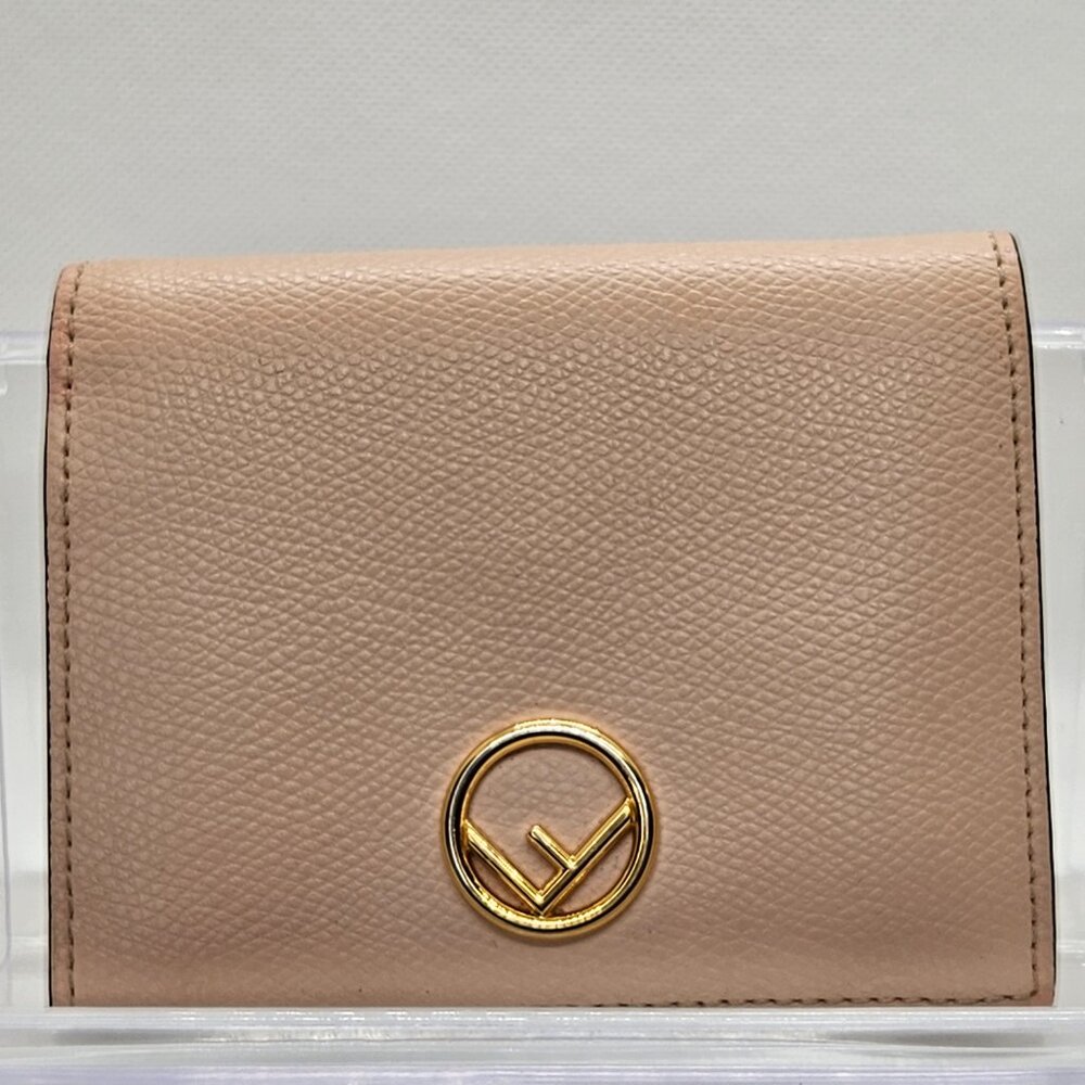 Fendi BiFold Wallet Poudre Pink Leather